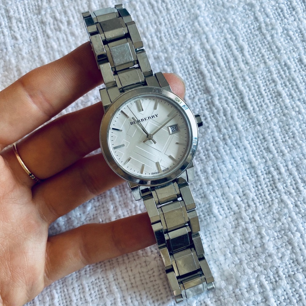 Burberry Women’s Check Stamped 34” Watch - Picture 2 of 4